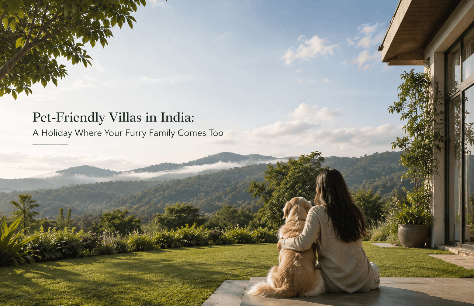 Pet-Friendly Villas in India: A Holiday Where Your Dog Comes Too